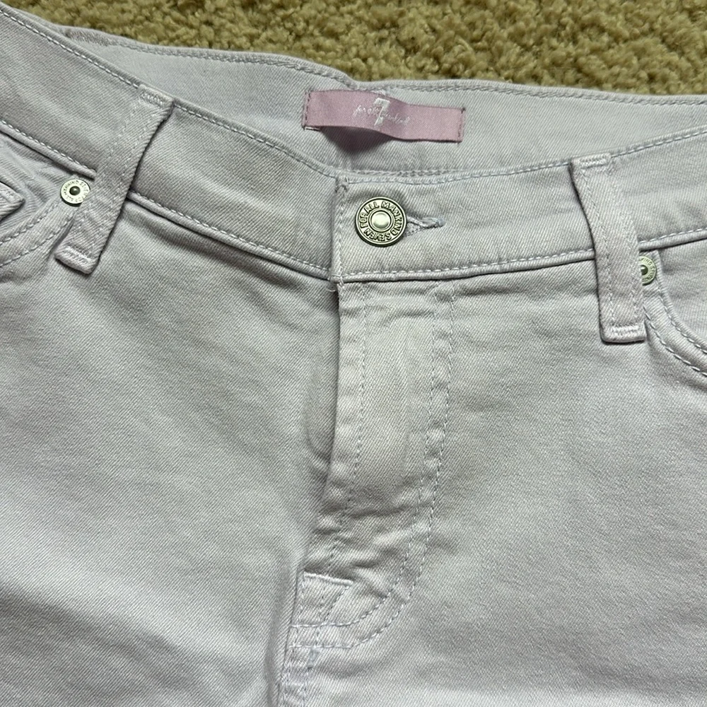 7 For All Mankind Lilac Shorts - Size 25